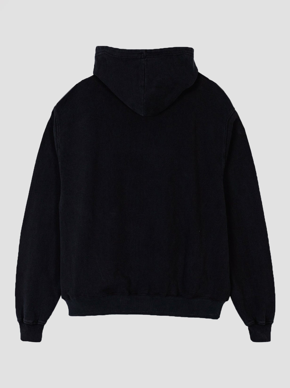 Black Printed Hoodie