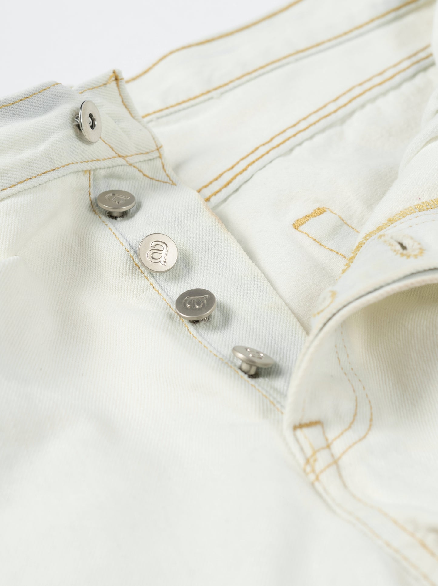 Bliss White Jeans-Shorts