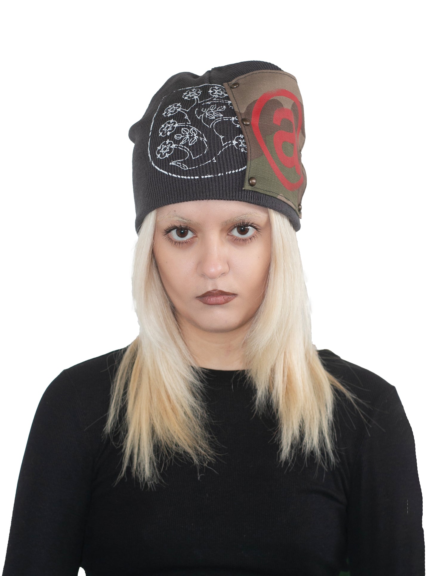 Emblem Patch Beanie #17