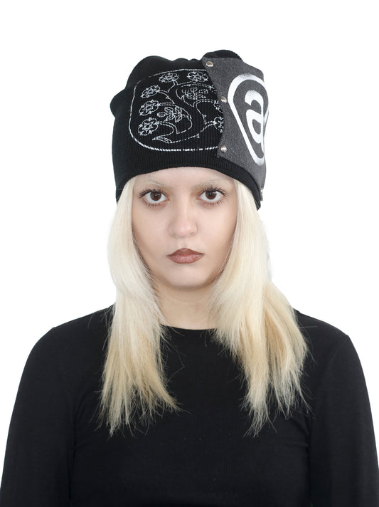 Emblem Patch Beanie #25