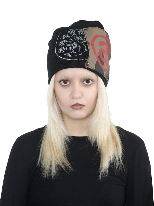 Emblem Patch Beanie #28