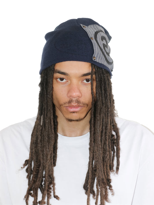 Emblem Patch Beanie #4