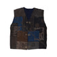SASHIKO PATCHWORK PUFFER VEST