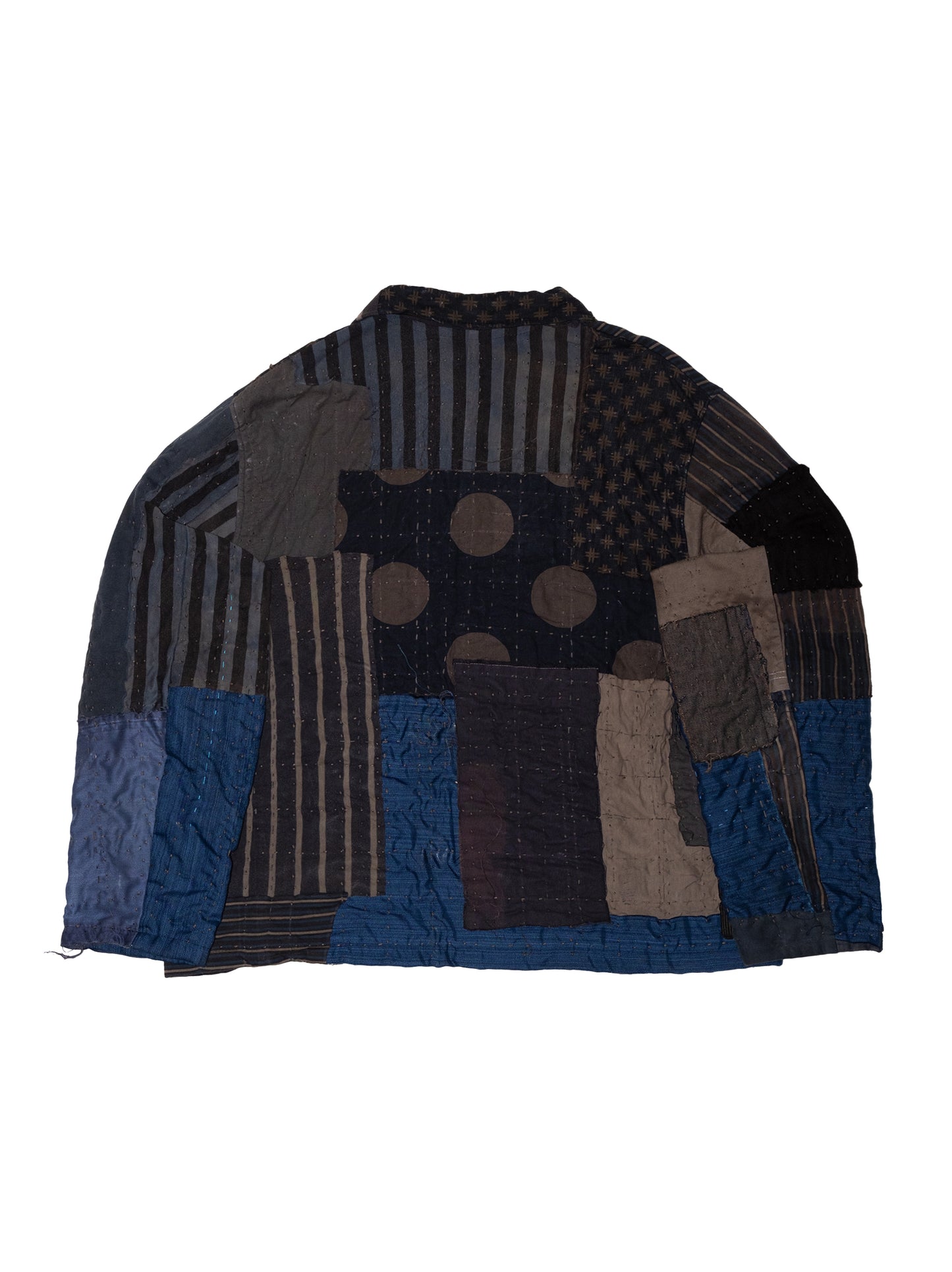 SASHIKO PATCHWORK CHORE JACKET