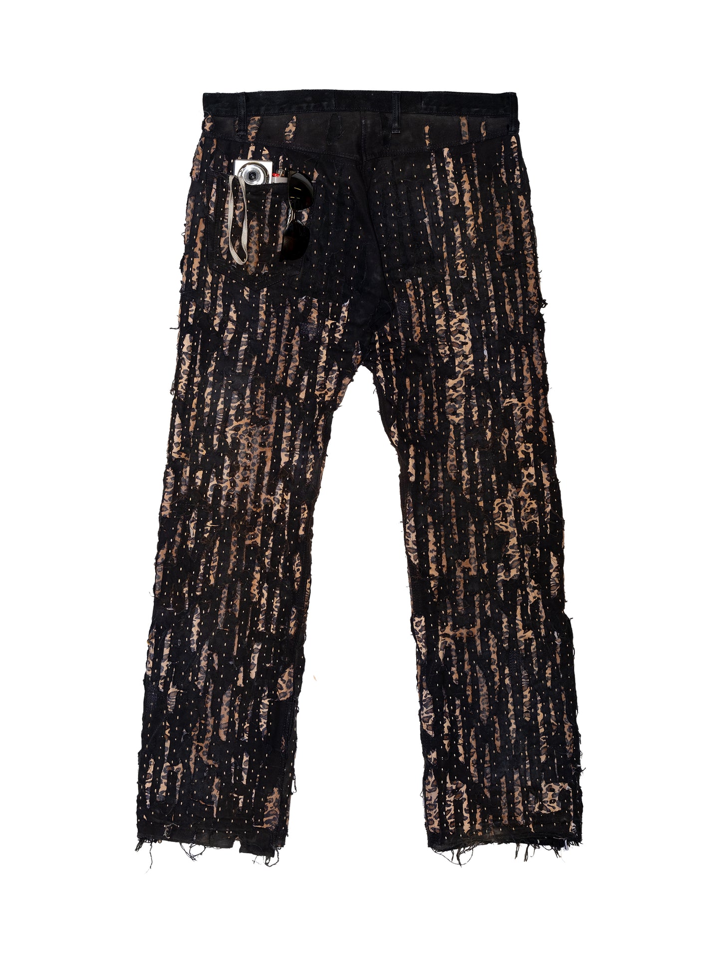 LEOPARD PRINT BORO JEANS