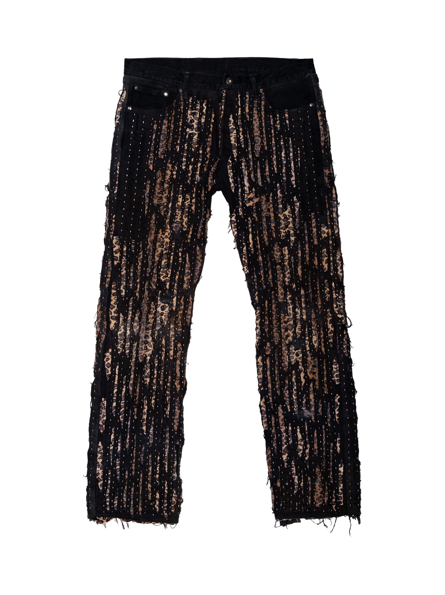 LEOPARD PRINT BORO JEANS