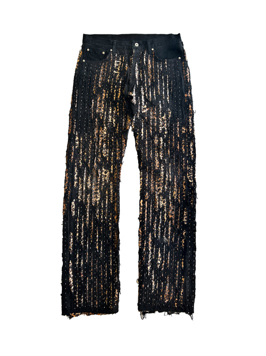 LEOPARD PRINT BORO JEANS