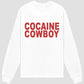 Cocaine Cowboy Crack-White Longsleeve (SAMPLE)