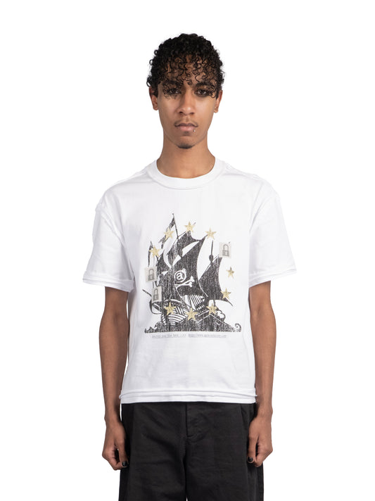 White PirateBay T-shirt