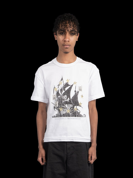 White PirateBay T-shirt