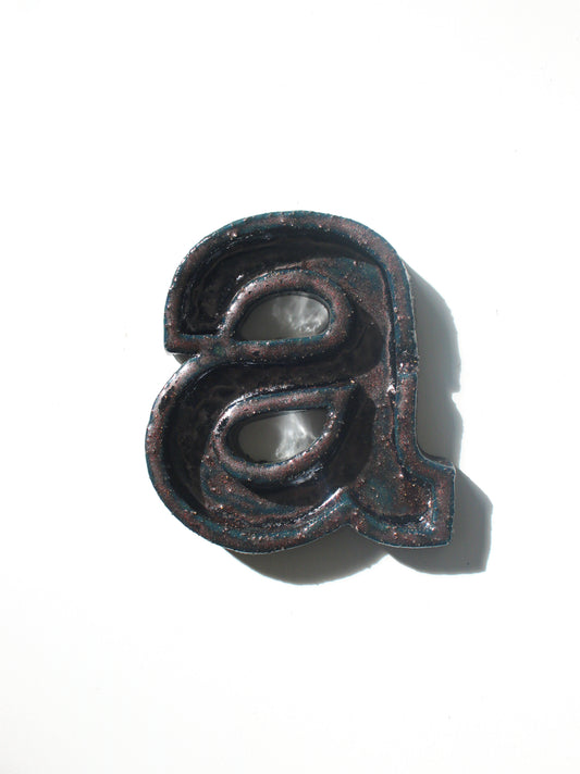 Ceramic Alphabet Ashtray