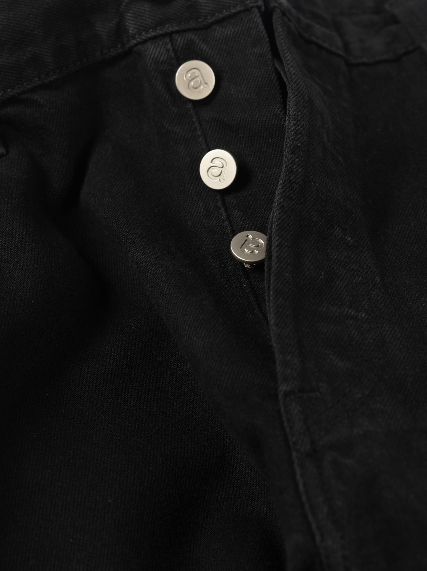 Abyss Black Jeans-Shorts