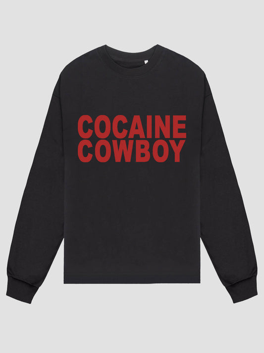 Cocaine Cowboy Vintage-Black Longsleeve (SAMPLE)