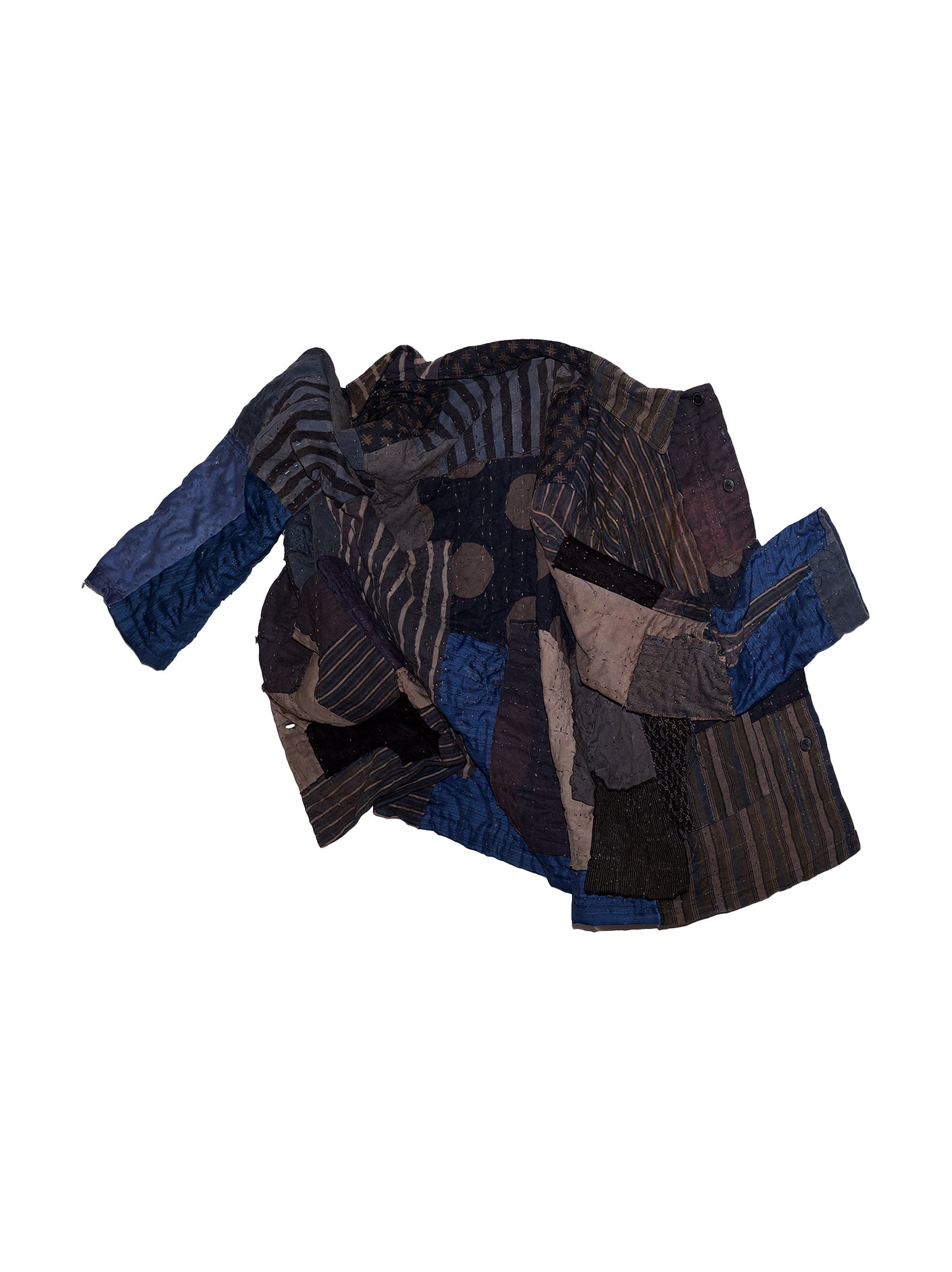 SASHIKO PATCHWORK CHORE JACKET