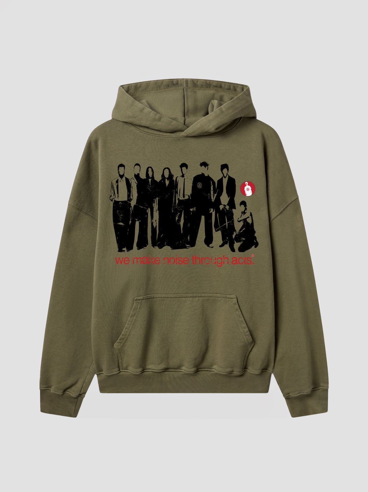 Army Olive Noise Hoodie [1/2]